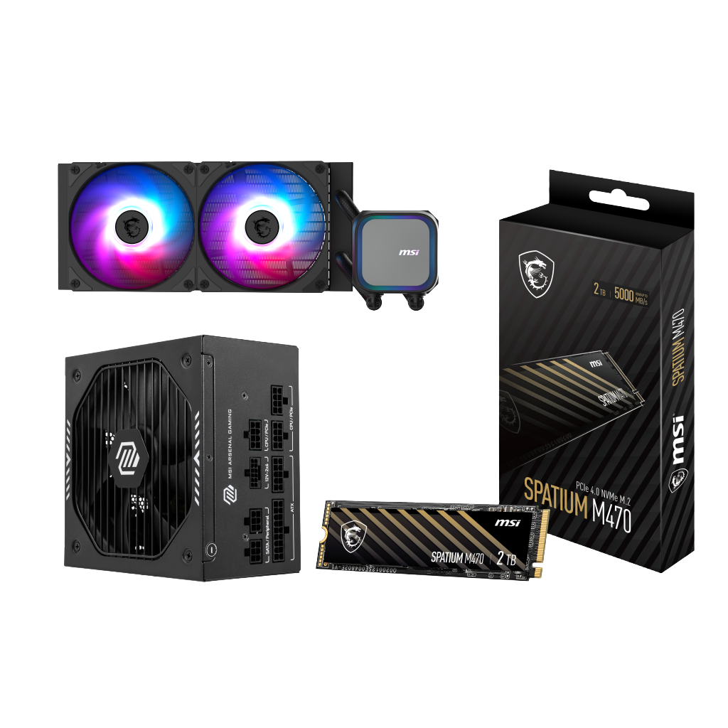 MSI SPATIUM M470 PRO PCIe 4.0 NVMe M.2 2TB SSD Storage - MSI-US